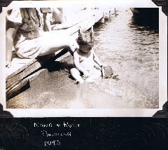 A041- Nana and Ruth Bennet McDougal Dorrough Paddling